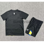 Camiseta Everton FC Tercera Equipación 2025/2026 Negro Niño Kit