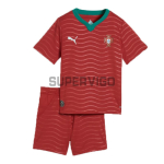 Camiseta Portugal Primera Equipación Mundial 2026 Rojo Niño Kit