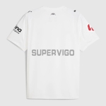 Camiseta Valencia Primera Equipación 2025/2026 Blanco con Parche La Liga