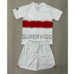 Camiseta VfB Stuttgart Primera Equipación 2025/2026 Blanco Niño Kit