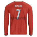 Camiseta Ronaldo 7 Portugal Primera Equipación 2026 ML Rojo