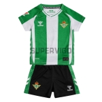 Camiseta Real Betis Primera Equipación 2025/2026 Verde/Blanco Niño Kit con Parche La Liga