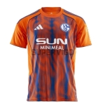 Camiseta Schalke 04 Tercera Equipación 2025/2026 Naranja/Azul