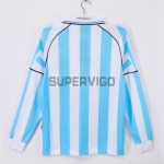 Camiseta Argentina Primera Equipación Retro 1996 ML Azul/Blanco
