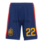 Camiseta Cubarsí 22 España 2026 Primera Equipación Mundial Rojo/Azul