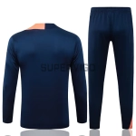 Sudadera De Entrenamiento Barcelona 2025/2026 Azul Marino/Naranja