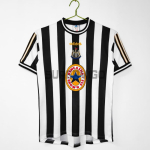 Camiseta Newcastle United Primera Equipación Retro 1997/99 Negro/Blanco
