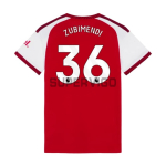 Camiseta ZUBIMENDI 36 Arsenal Primera Equipación 2026/2027 Rojo/Blanco UCL