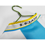 Camiseta Lazio Primera Equipación Retro 1999/00 Blanco/Azul