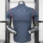 Camiseta EE.UU Segunda Equipación Mundial 2026 Negro Obsidiana (EDICIÓN JUGADOR)