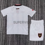 Camiseta Manchester United Segunda Equipación Retro 1998/99 Blanco Niño Kit
