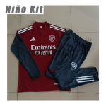 Sudadera De Entrenamiento Arsenal 2025/2026 Niño Kit Rojo/Azul Marino