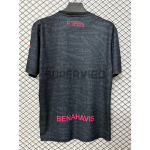 Camiseta Málaga CF Tercera Equipación 2026/2027 Negro con Parche La Liga