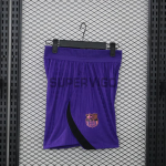 Pantalón Corto Barcelona Segunda Equipación 2026/2027 Negro/Morado (EDICIÓN JUGADOR)