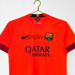 Camiseta Barcelona Segunda Equipación Retro 2014/15 Naranja