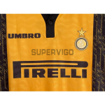 Camiseta Inter de Milan Tercera Equipación Retro 1996/1997 Amarillo