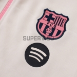 Chandal Barcelona 2025/2026 Blanco Roto/Rosa