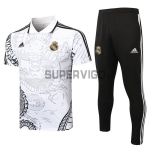 Polo Real Madrid 2024/2025 Blanco con Estampado