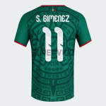 Camiseta S.Gimenez 11 México Primera Equipación 2026 Verde