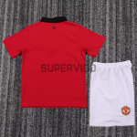 Camiseta Manchester United Primera Equipación Retro 2013/14 Rojo Niño Kit