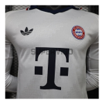 Camiseta Bayern Múnich Segunda Equipación 2026/2027 ML Blanco (EDICIÓN JUGADOR)