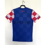 Camiseta Croacia Segunda Equipación Retro 2010 Azul