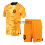 Camiseta Holanda Primera Equipación 2022 Niño Kit Mundial
