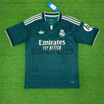 Camiseta Real Madrid Segunda Equipación 2026/2027 Verde Oscuro con Parche HP