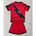 Camiseta Rayo Vallecano Segunda Equipación 2025/2026 Rojo/Negro con Parche La Liga