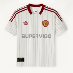 Camiseta Manchester United Terrace Icons Retro 2025/26 Blanco/Rojo