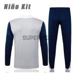 Sudadera De Entrenamiento Tottenham Hotspur 2025/2026 Niño Kit Gris/Azul Marino