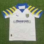 Camiseta Parma Calcio Tercera Equipación 2025/2026 Blanco/Azul/Amarillo
