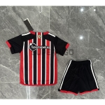 Camiseta São Paulo Segunda Equipación 2023/2024 Niño Kit