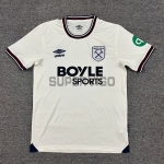 Camiseta West Ham United Segunda Equipación 2025/2026 Beige