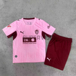 Camiseta Valencia Tercera Equipación 2026/2027 Rosa Niño Kit con Parche La Liga