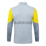 Sudadera De Entrenamiento Borussia Dortmund 2025/2026 Gris Claro/Amarillo