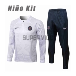 PSG Kid's Sweat Kit (Top+Pants) White 2022/2023