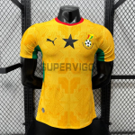 Camiseta Ghana Segunda Equipación Mundial 2026 Amarillo (EDICIÓN JUGADOR)