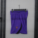 Pantalón Corto Barcelona Segunda Equipación 2026/2027 Negro/Morado (EDICIÓN JUGADOR)
