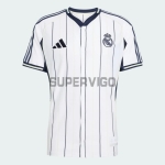 Camiseta Real Madrid 2025/2026 Baseball Shirt Blanco/Azul Marino
