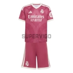 Camiseta Real Madrid Tercera Equipación 2026/2027 Rosa Niño Kit con Parche HP