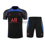 PSG Black/Blue Training Kit(Jersey+Pants) 2022/2023