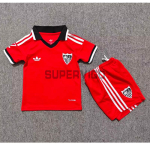 Camiseta Sevilla FC Segunda Equipación 2026/2027 Rojo Niño Kit con Parche La Liga