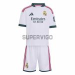Camiseta RODRYGO 11 Real Madrid Primera Equipación 2026/2027 Blanco Niño Kit con Parche HP