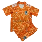 Camiseta De Portero México 2022 Niño Kit Naranja