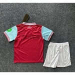 Camiseta West Ham United Primera Equipación 2024/2025 Niño Kit