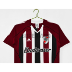Camiseta River Plate 2005/06 Segunda Equipación Retro Rojo/Negro