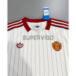 Camiseta Manchester United Terrace Icons Retro 2025/26 Blanco/Rojo