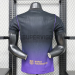 Camiseta Barcelona Segunda Equipación 2026/2027 Negro/Morado (EDICIÓN JUGADOR)