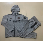 Chandal con Capucha Barcelona 2024/2025 Gris